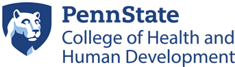 The College of Health
and Human Development at Penn State Logo